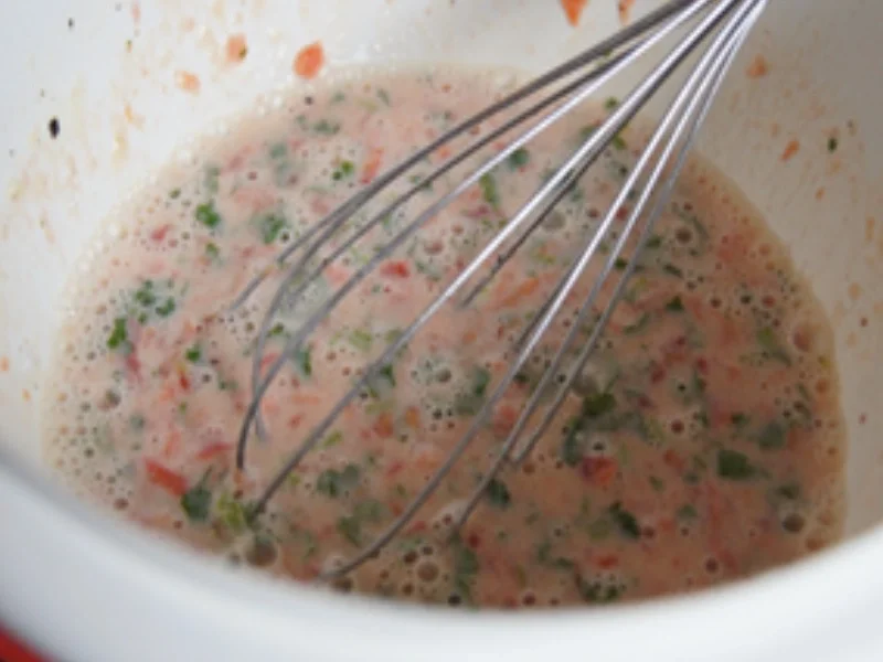 Tomaten-Pfannkuchen mit Spargel - Rezept - Bild Nr. 7