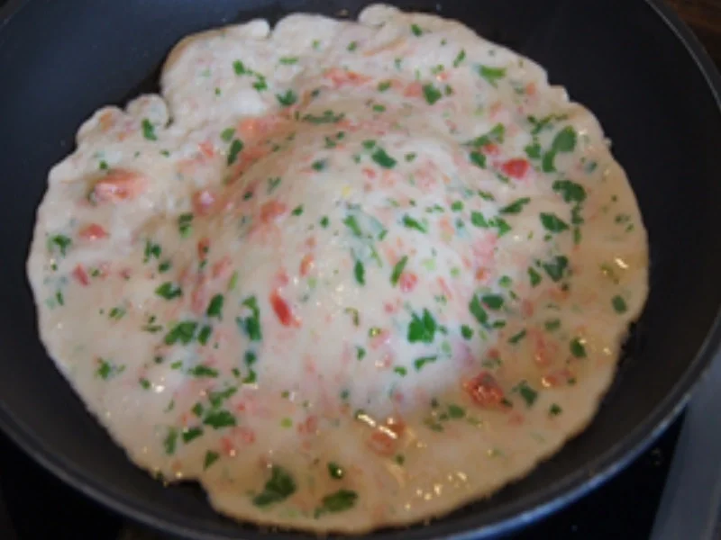 Tomaten-Pfannkuchen mit Spargel - Rezept - Bild Nr. 9