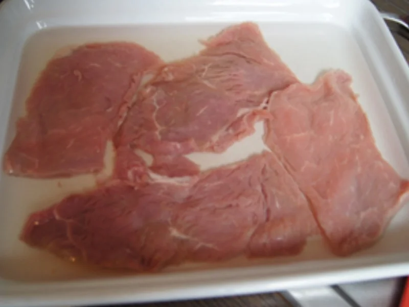 Spargelspitzen mit Sauce Hollandaise legere, Knusper-Kalbsschnitzel und Baby-Kartoffeln - Rezept - Bild Nr. 13966