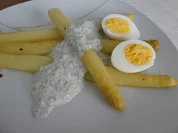 Ofenspargel mit Ei und grüner Sauce - Rezept - Bild Nr. 13963
