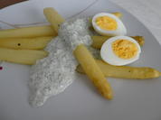 Ofenspargel mit Ei und grüner Sauce - Rezept - Bild Nr. 13963