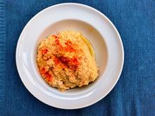 Hummus mit Fladenbrot und Gemüsesticks - Rezept - Bild Nr. 15
