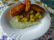 Knusperfisch mit Kartoffelsalat und Kräutersauce - Rezept - Bild Nr. 13971