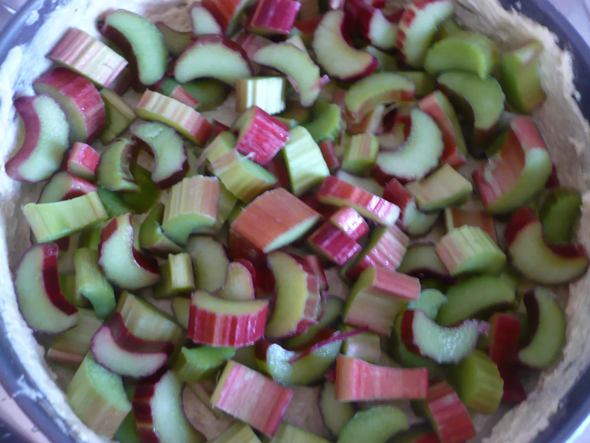 Rezept: Rhabarber- Schmand - Kuchen Bild Nr. 6 Rhabarber- Schmand - Kuchen - Rezept - Bild Nr. 6