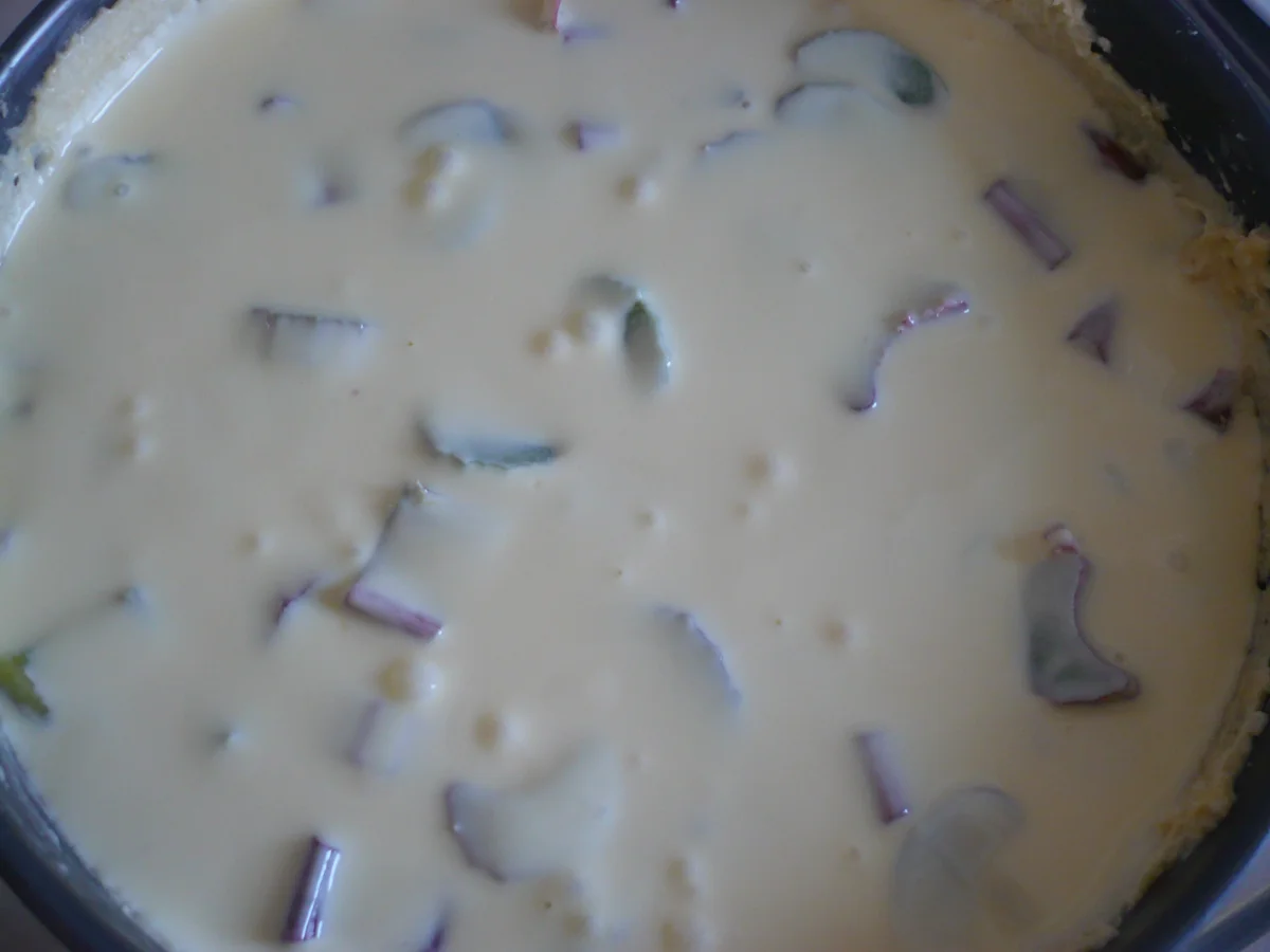 Rezept: Rhabarber- Schmand - Kuchen Bild Nr. 7 Rhabarber- Schmand - Kuchen - Rezept - Bild Nr. 7