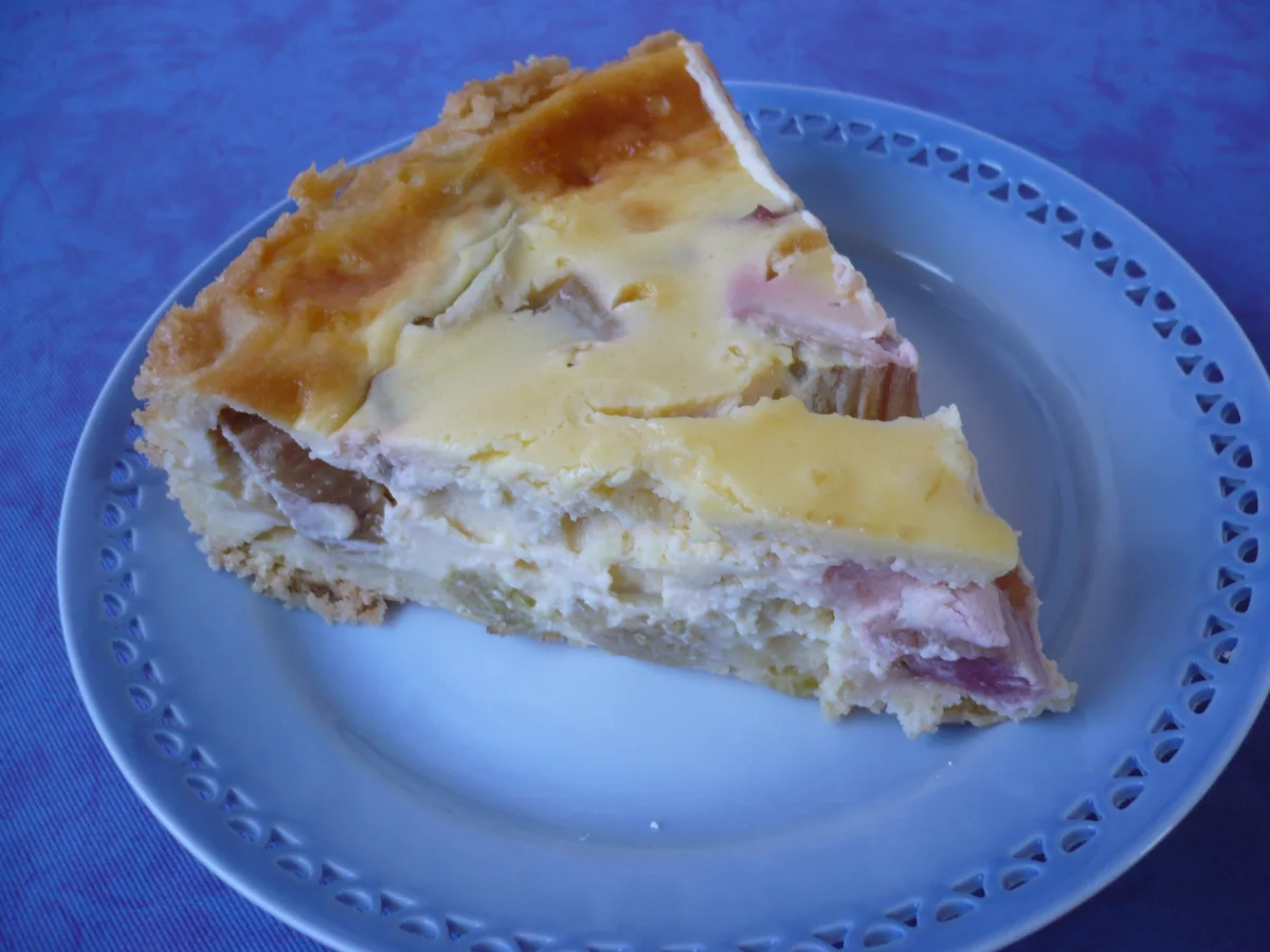 Rezept: Rhabarber- Schmand - Kuchen Bild Nr. 8 Rhabarber- Schmand - Kuchen - Rezept - Bild Nr. 8