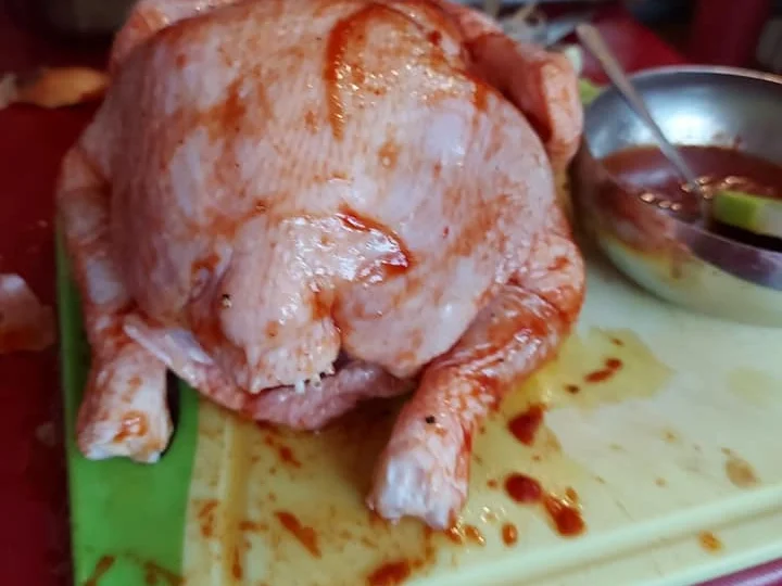 Rezept: Beschwipstes Hähnchen Bild Nr. 13968 Beschwipstes Hähnchen - Rezept - Bild Nr. 13968