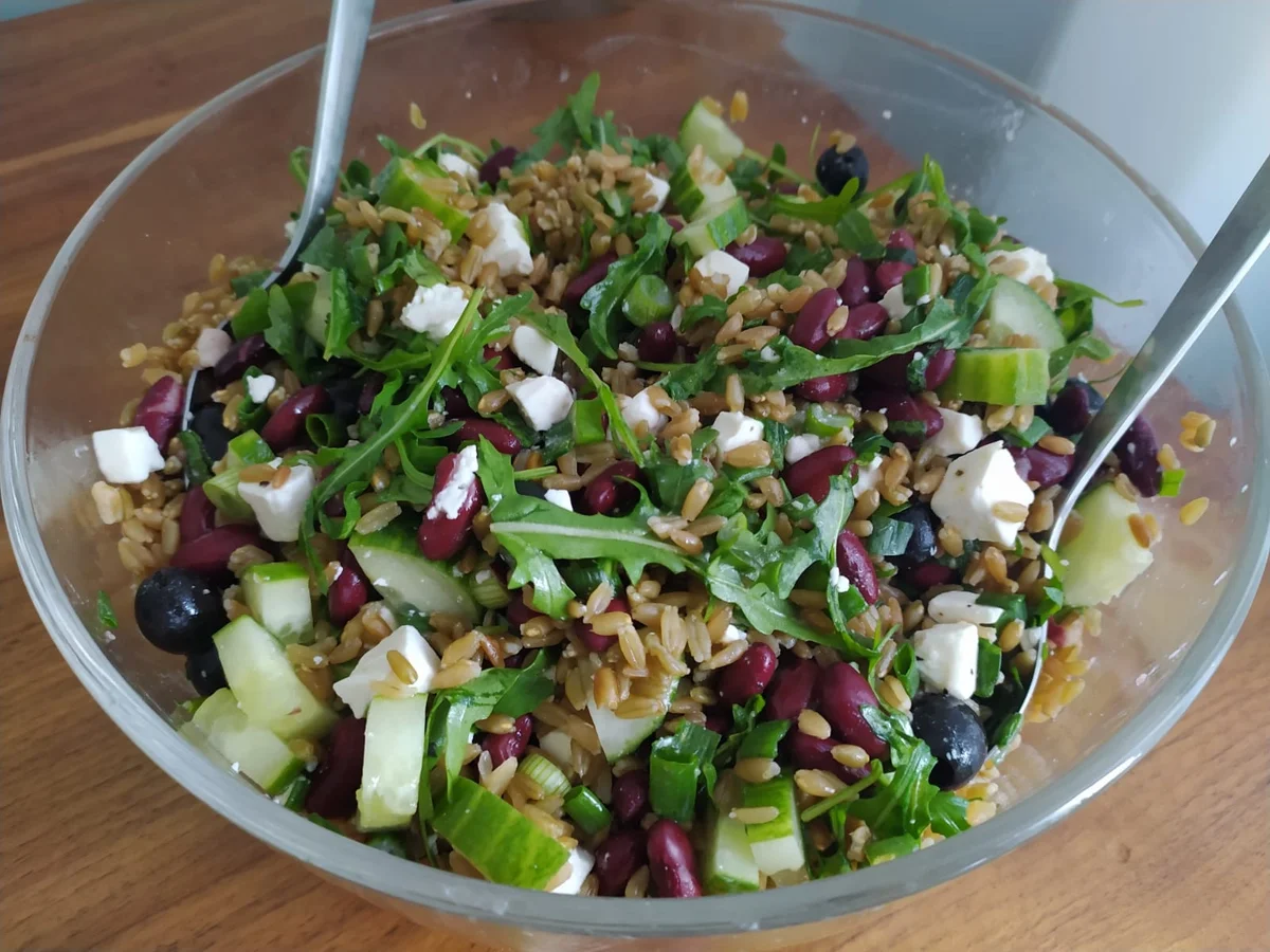 Rezept: Gesunder Grünkern Grillsalat Bild Nr. 13967 Gesunder Grünkern Grillsalat - Rezept - Bild Nr. 13967