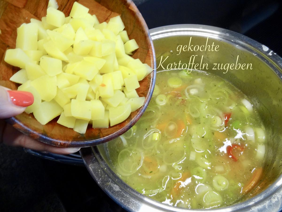 Schonkost - blitzschnelle, cremige Gemüsesuppe auf Kartoffelbasis - Rezept - Bild Nr. 14234