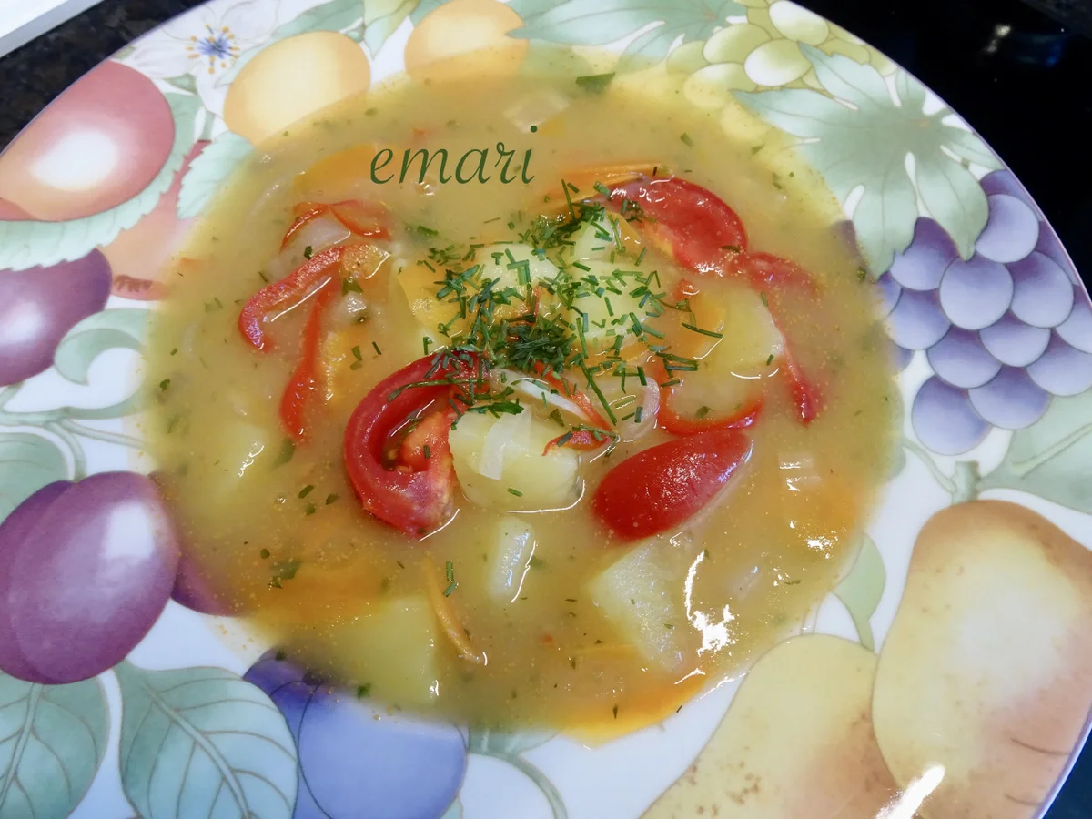 Schonkost - blitzschnelle, cremige Gemüsesuppe auf Kartoffelbasis - Rezept - Bild Nr. 14241