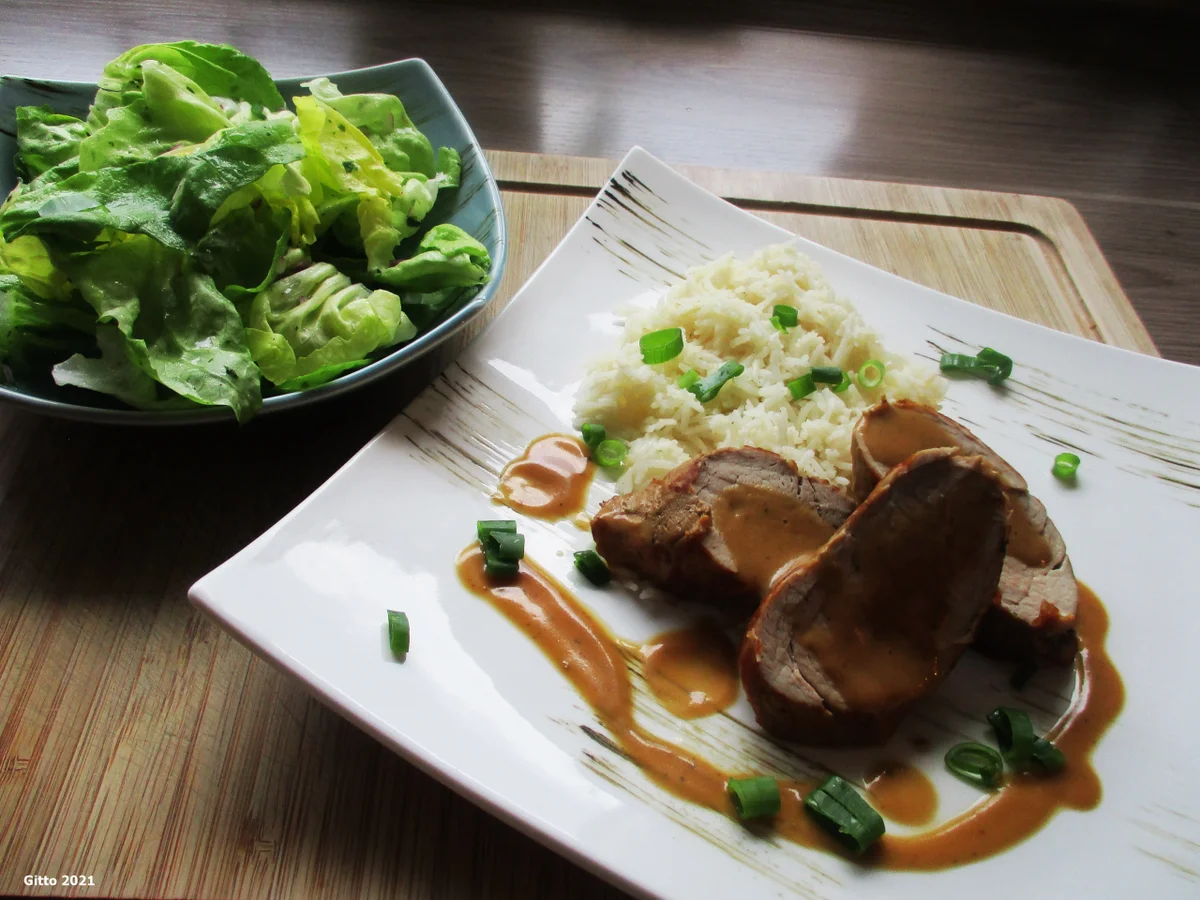 Schweinefilet mit Senfsoße - Rezept - Bild Nr. 5