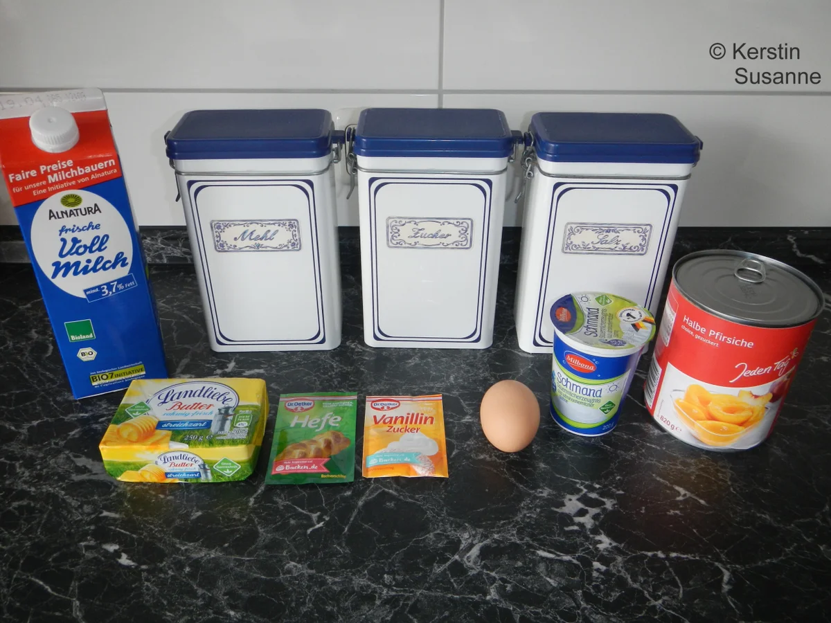 Pfirsich-Schmand-Kuchen - Rezept - Bild Nr. 13980