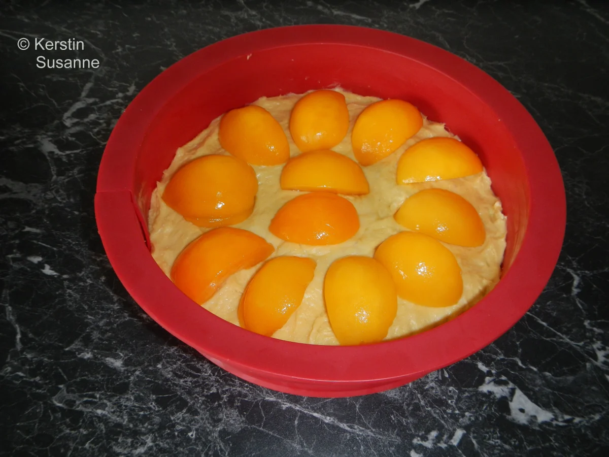 Pfirsich-Schmand-Kuchen - Rezept - Bild Nr. 13984