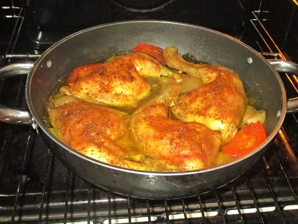 Rezept: Curry-Hühnchenkeulen mit Spargel Bild Nr. 13971 Curry-Hühnchenkeulen mit Spargel - Rezept - Bild Nr. 13971