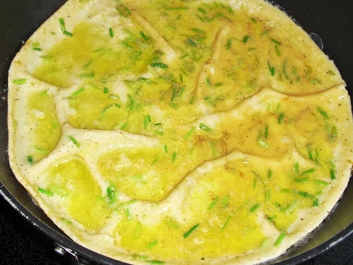 Omelette mit Schinken und Käse - Rezept - Bild Nr. 5