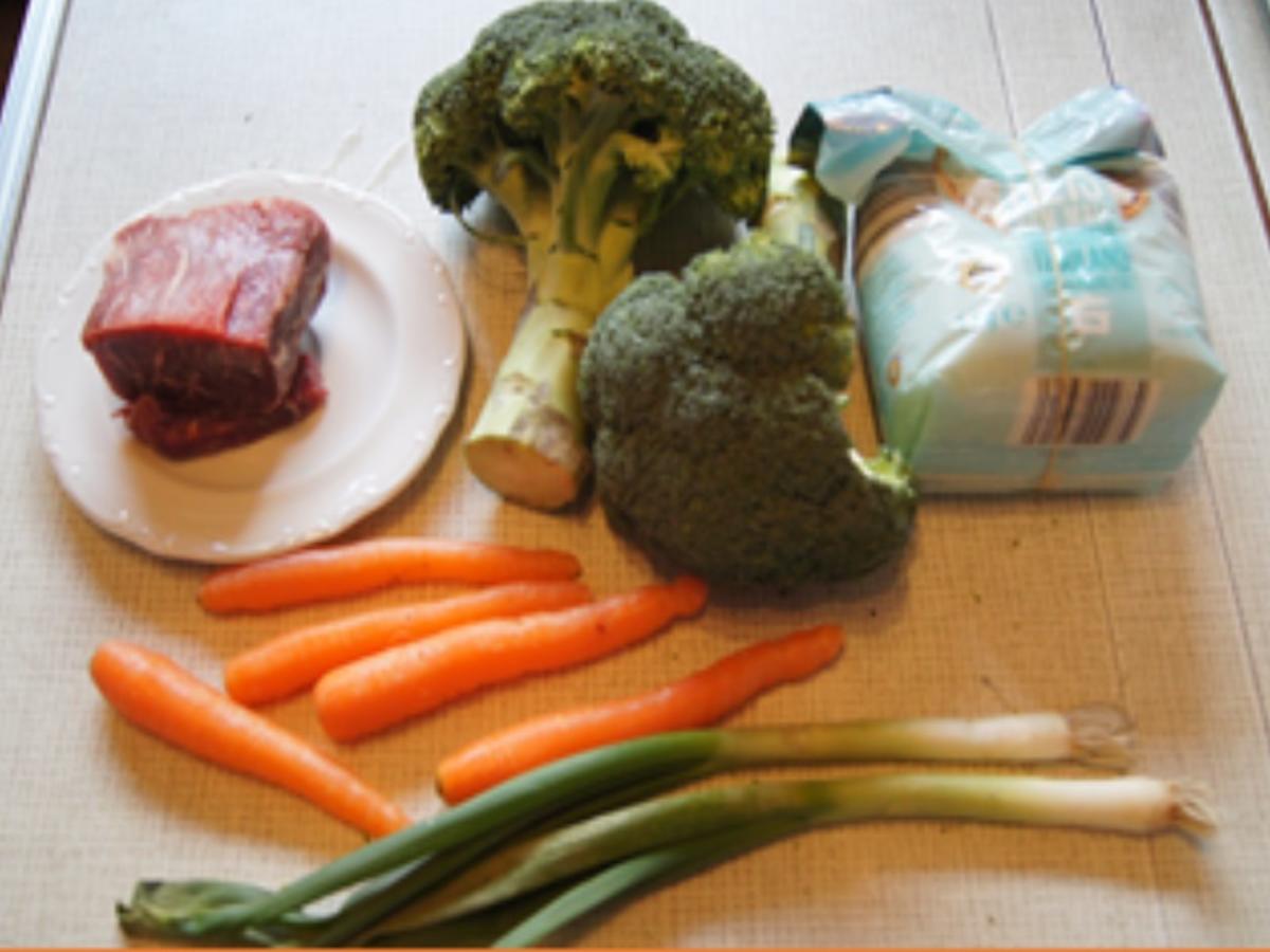 Rindfleisch mit Brokkoli und Jasmin-Reis - Rezept - Bild Nr. 13999