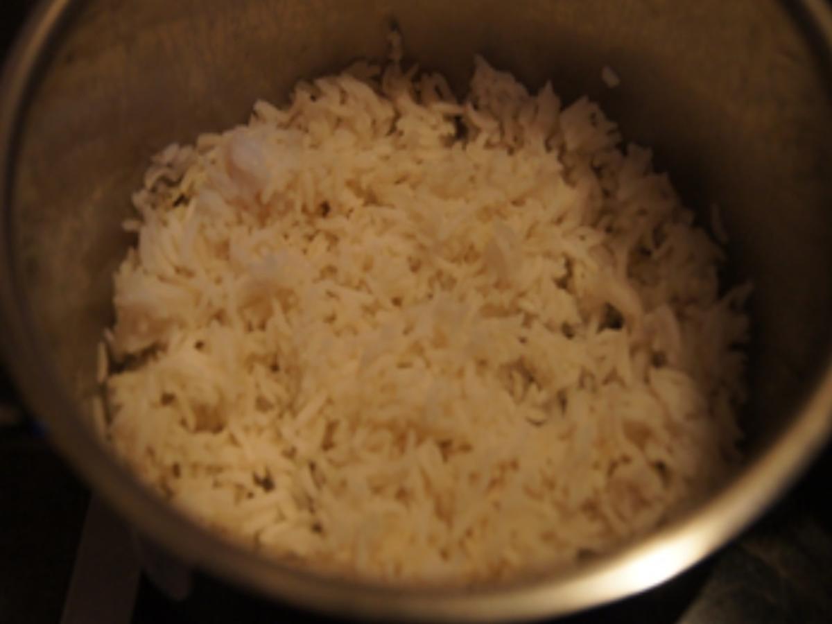 Schweinefilet-Geschnetzeltes mit gemischten Gemüse und Basmati-Reis - Rezept - Bild Nr. 4