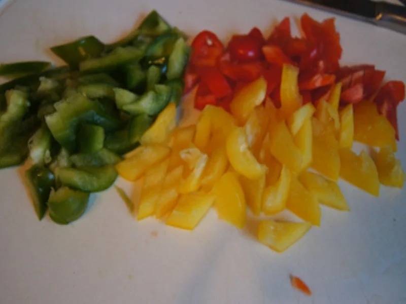 Schweinefilet-Geschnetzeltes mit gemischten Gemüse und Basmati-Reis - Rezept - Bild Nr. 8