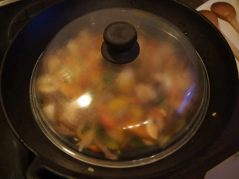 Schweinefilet-Geschnetzeltes mit gemischten Gemüse und Basmati-Reis - Rezept - Bild Nr. 19