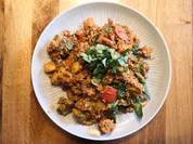 Rezept: Blumkohl-Reispfanne mit Hรคhnchenfleisch und Eiern Bild Nr. 2 Blumkohl-Reispfanne mit Hรคhnchenfleisch und Eiern - Rezept - Bild Nr. 2