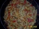 Bunte Asia- Nudel-Pfanne - Rezept
