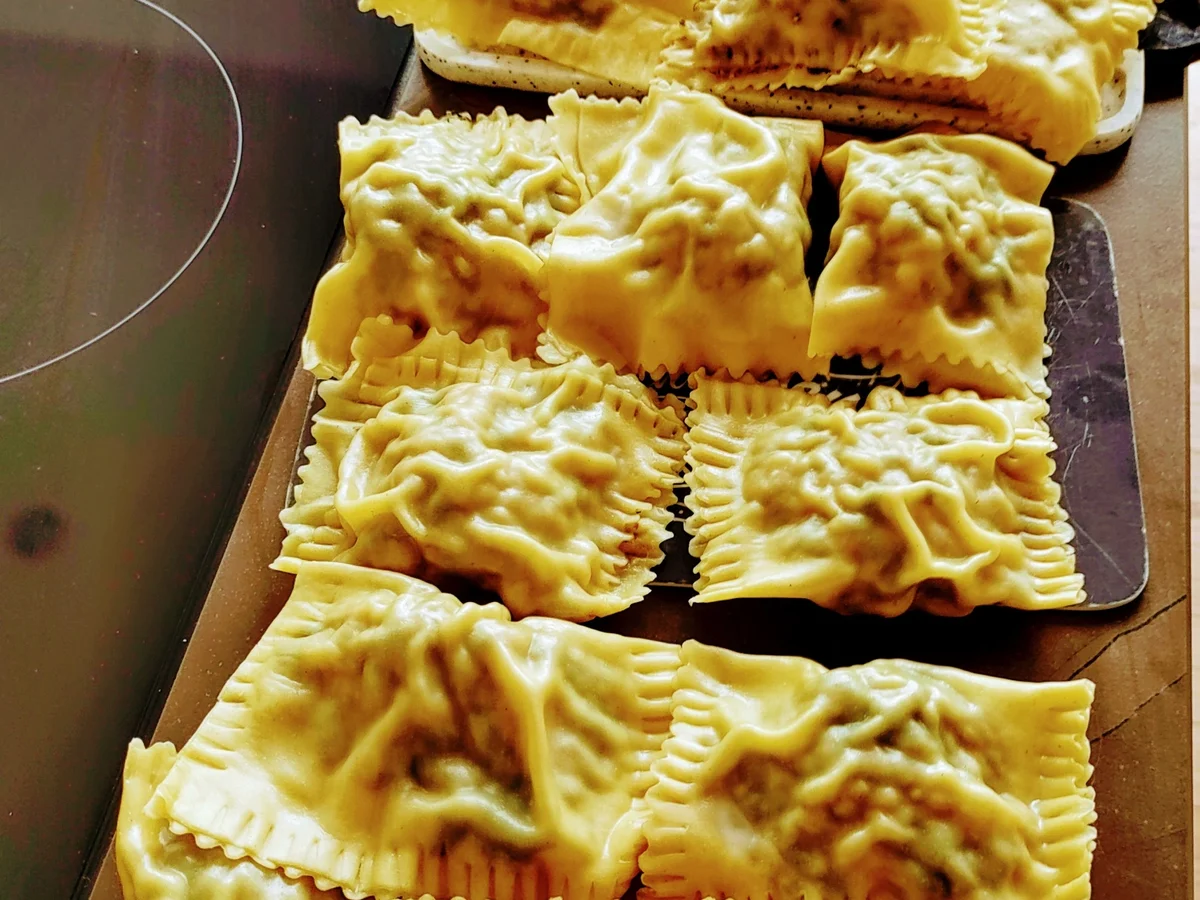 Schwäbische Maultaschen mit selbgemachtem Brät - Rezept - Bild Nr. 2
