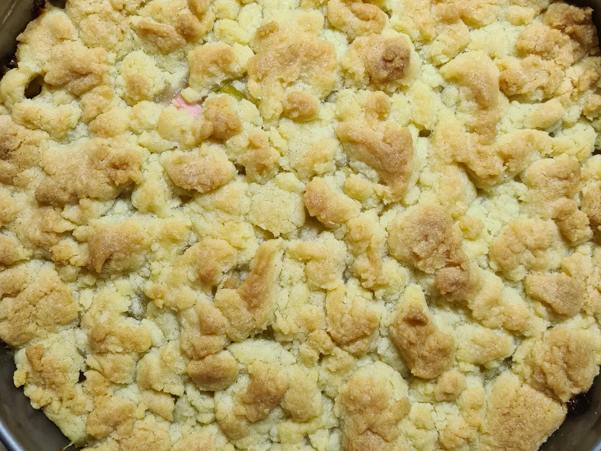 Rhabarberkuchen mit Vanillecreme - Rezept - Bild Nr. 14027