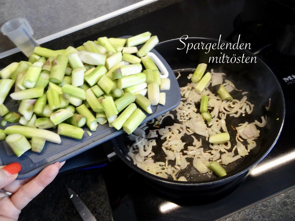 Zitronen Hühnchen mit Tagliatelle, Spargel & Spargelcremesauce - Rezept - Bild Nr. 14029