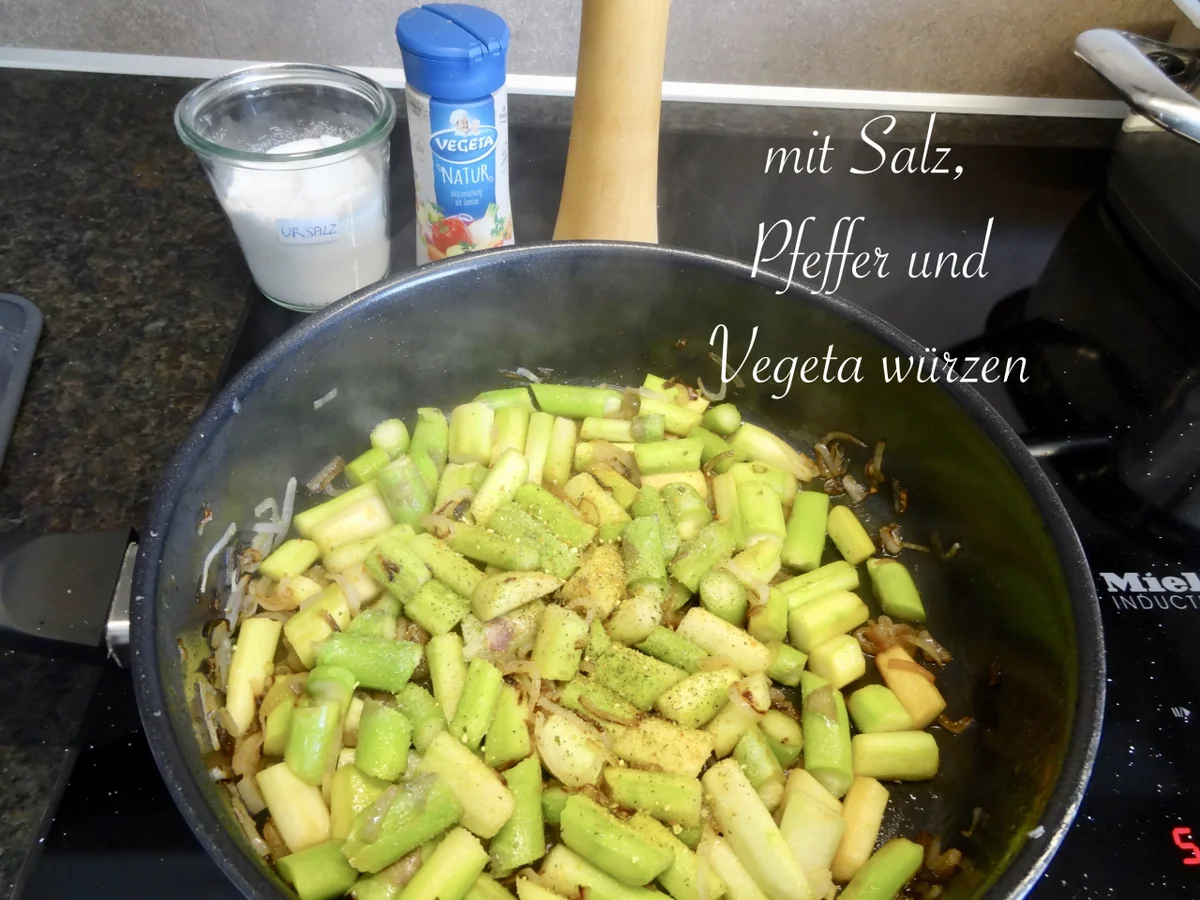 Zitronen Hühnchen mit Tagliatelle, Spargel & Spargelcremesauce - Rezept - Bild Nr. 14032