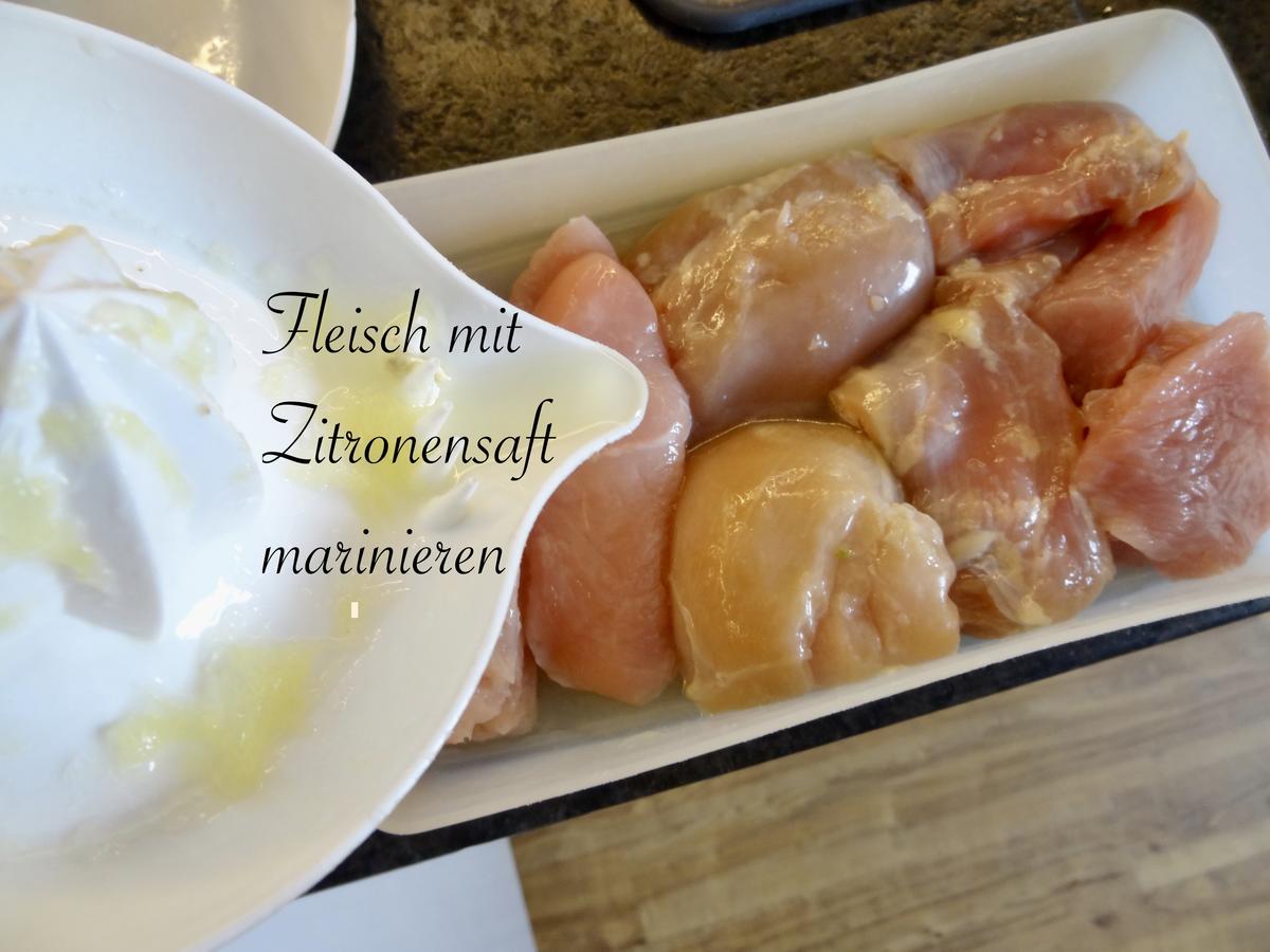 Zitronen Hühnchen mit Tagliatelle, Spargel & Spargelcremesauce - Rezept - Bild Nr. 14035