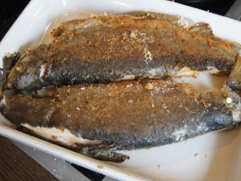 Forelle Müllerin Art mit Spargel - Rezept - Bild Nr. 8