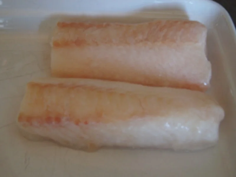 Rezept: Kabeljaufilet mit Preiselbeeren-Dip, grünen Bohnen und Kartoffeln Bild Nr. 3 Kabeljaufilet mit Preiselbeeren-Dip, grünen Bohnen und Kartoffeln - Rezept - Bild Nr. 3