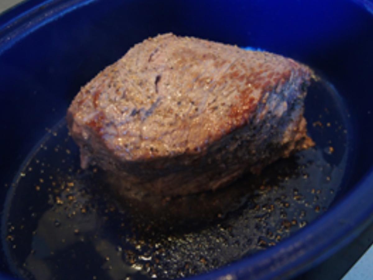 Pulled Beef mit pikanter Sauce und Spargel - Rezept - Bild Nr. 14069