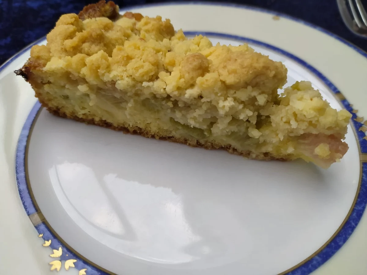 Rezept: Schneller Rhabarber-Streuselkuchen Bild Nr. 14079 Schneller Rhabarber-Streuselkuchen - Rezept - Bild Nr. 14079