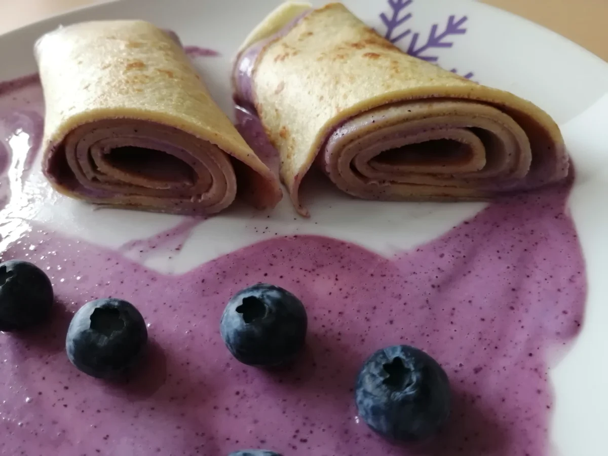 Rezept: Pfannkuchen mit Heidelbeersoße L-Free Bild Nr. 14084 Pfannkuchen mit Heidelbeersoße L-Free - Rezept - Bild Nr. 14084