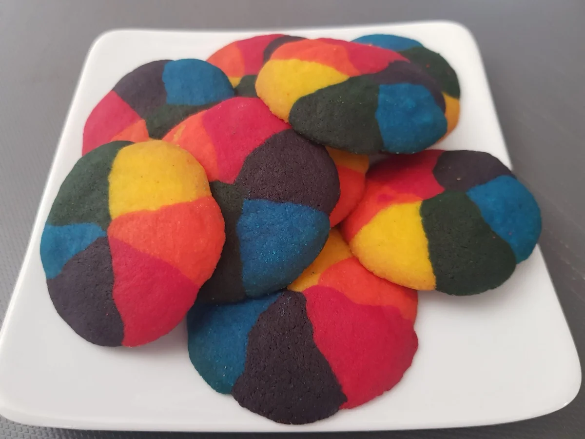 Regenbogen-Kekse - Rezept - Bild Nr. 14101