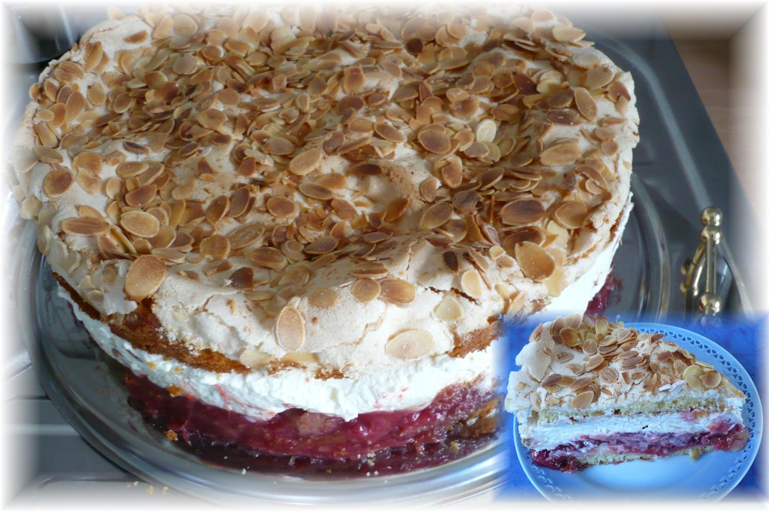 Rhabarber - Baiser - Torte - Rezept mit Bild - kochbar.de