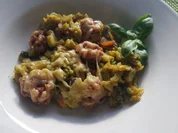 Gemüse-Auflauf mit Risoni und Salsiccia - Rezept - Bild Nr. 14101
