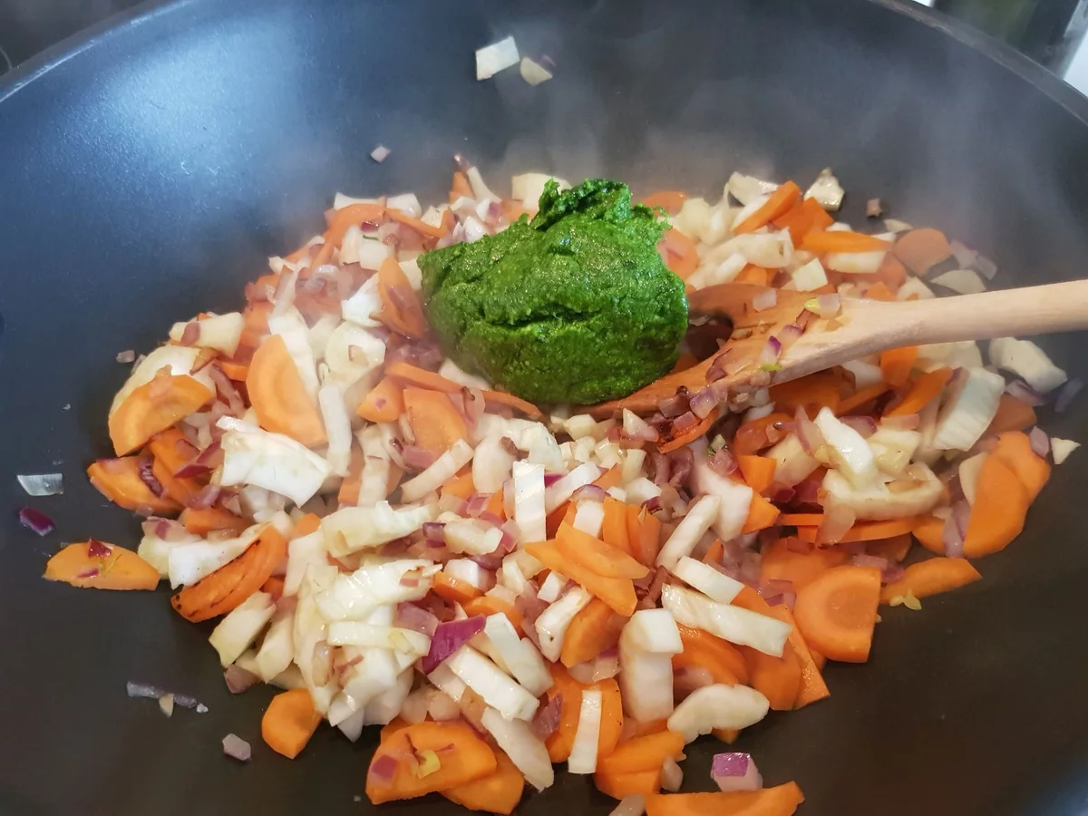 Gemüse-Auflauf mit Risoni und Salsiccia - Rezept - Bild Nr. 14109