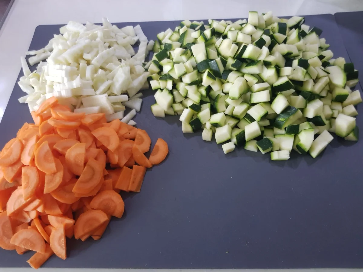 Gemüse-Auflauf mit Risoni und Salsiccia - Rezept - Bild Nr. 14112