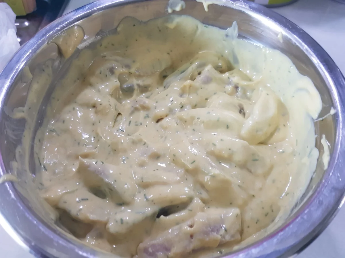 Rezept: Matjes in Honig-Senf-Marinade Bild Nr. 14102 Matjes in Honig-Senf-Marinade - Rezept - Bild Nr. 14102