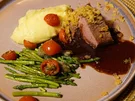 Lamm | Jus | Grüner Spargel | Artischocke | Kartoffel - Rezept - Bild Nr. 14105