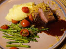 Lamm | Jus | Grüner Spargel | Artischocke | Kartoffel - Rezept - Bild Nr. 14105