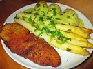 Knuspriges Schnitzel mit Ofen-Spargel - Rezept - Bild Nr. 14105