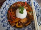 Chinesischer Hähnchen-Gemüse-Wok mit Jasmin-Reis - Rezept - Bild Nr. 14114