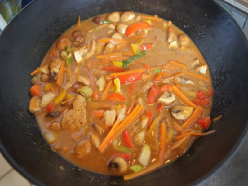 Rezept: Chinesischer Hähnchen-Gemüse-Wok mit Jasmin-Reis Bild Nr. 14129 Chinesischer Hähnchen-Gemüse-Wok mit Jasmin-Reis - Rezept - Bild Nr. 14129