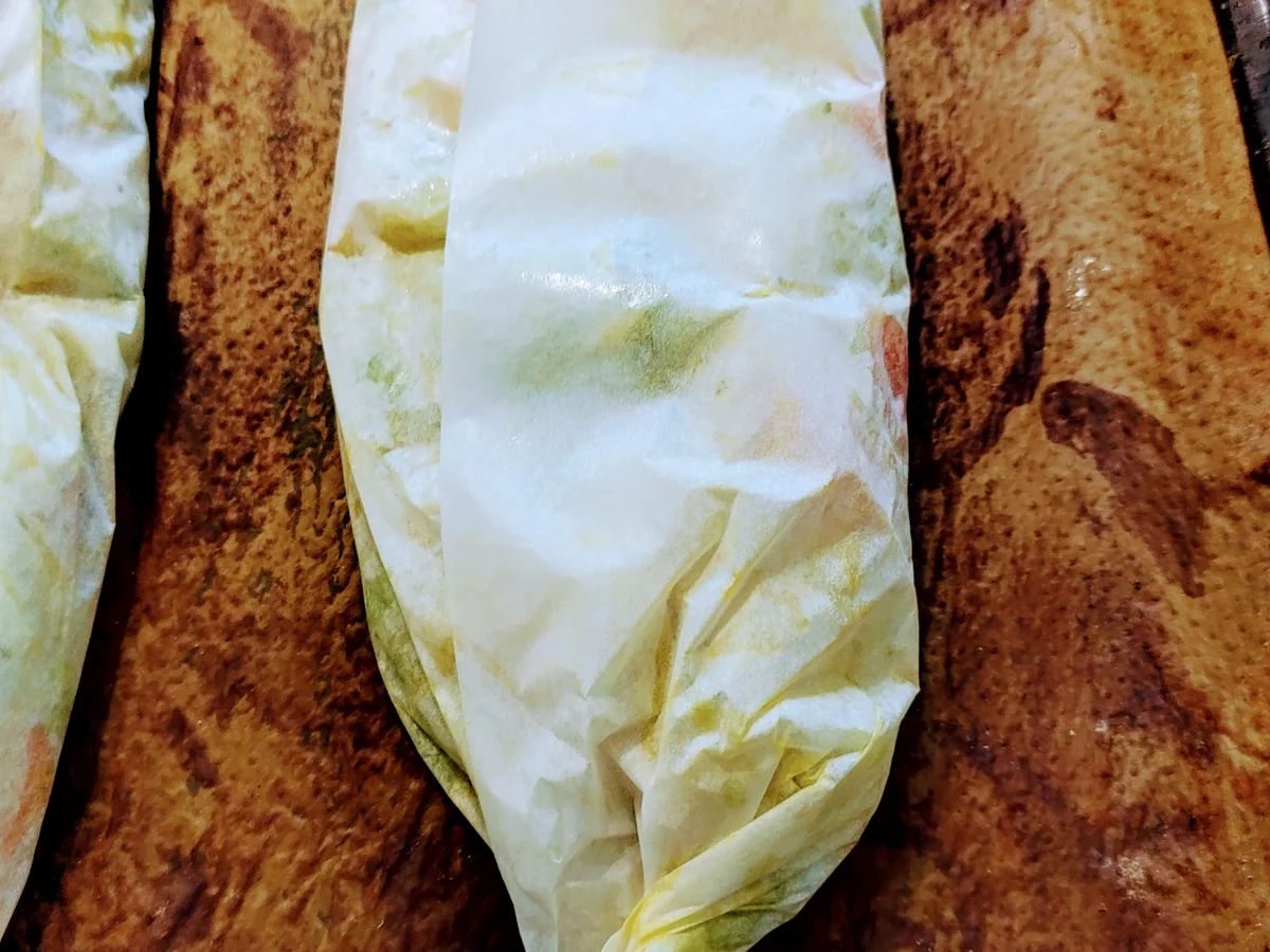 Rezept: Fisch in Pergament Bild Nr. 6 Fisch in Pergament - Rezept - Bild Nr. 6