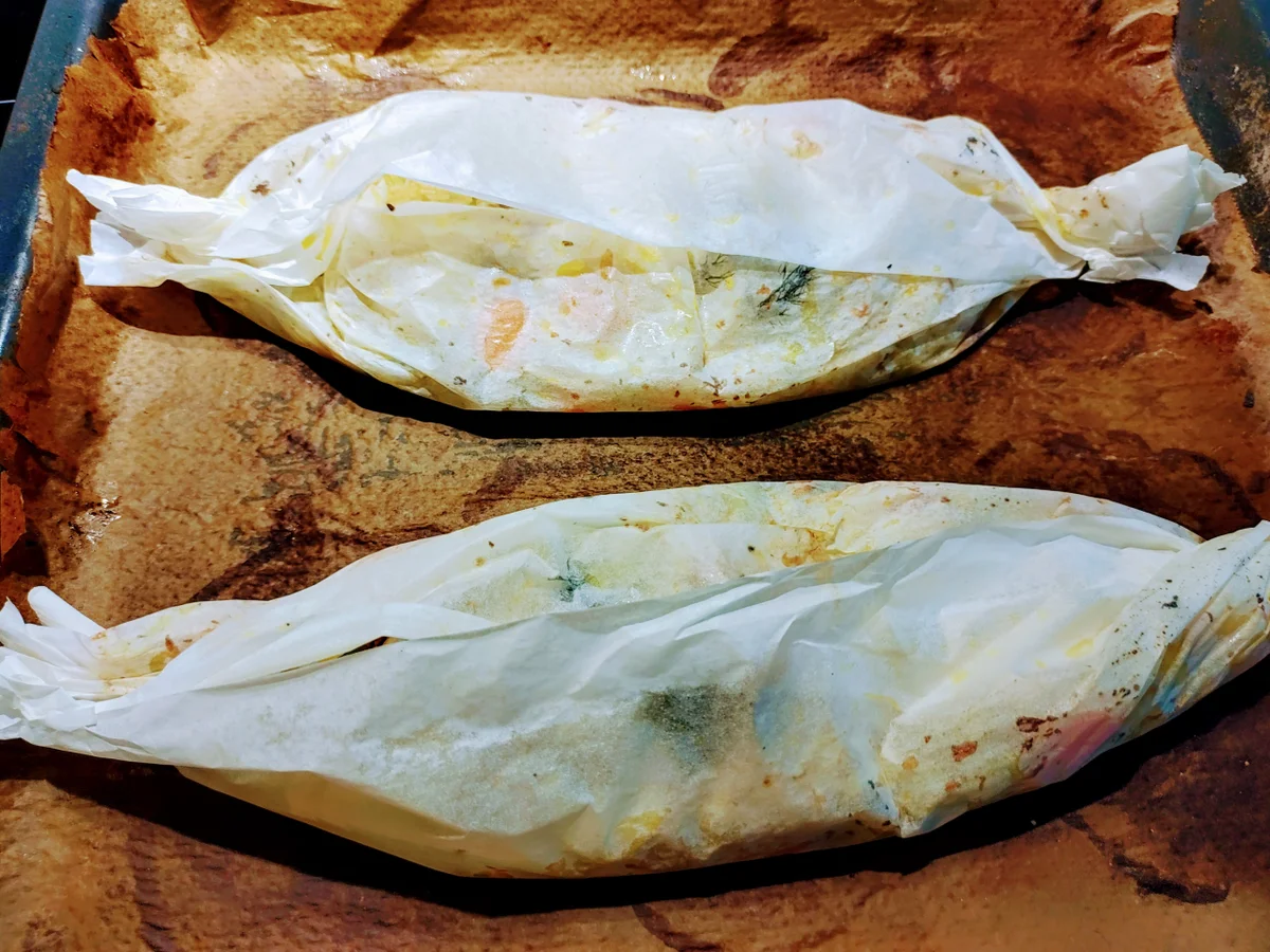 Rezept: Fisch in Pergament Bild Nr. 16 Fisch in Pergament - Rezept - Bild Nr. 16