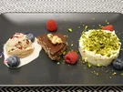 Layali Lubnan mit Schokoladenkekskuchen und Zimt-Dattel-Eis - Rezept - Bild Nr. 14124