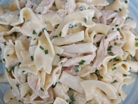 Spargel mit Bandnudeln und Hähnchen - Rezept - Bild Nr. 2